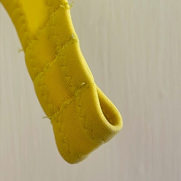 Victoria’s Secret yellow bikini swim top with rhinestones size medium - Picture 9 of 16